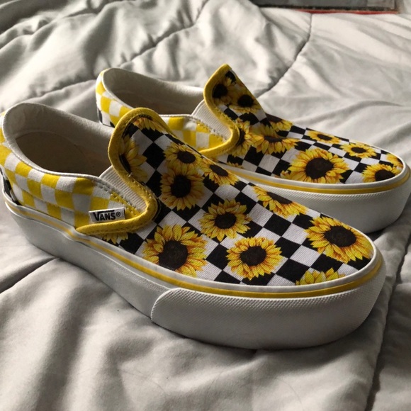 sunflower platform vans